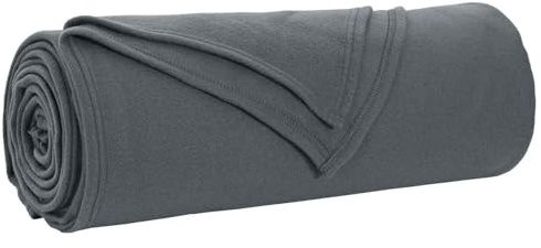 vidaXL Wohndecke Dunkelgrau 210 x 140 cm 0.41 kg Fleece