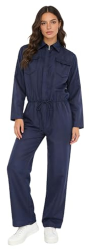 Fldy Womens Adult Work Overalls Boiler Suit Warehouse Garages Coveralls Mechanic Uniform Workerwear
