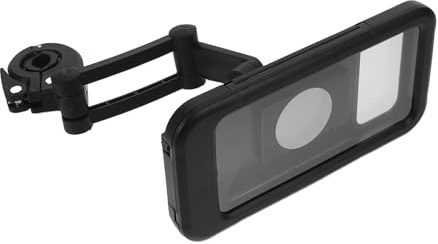 Tofficu Support Étanche pour Téléphone Portable de Moto, Réglable Rotation 360°, Fixation Solide Compatible Smartphones, Navigation et Vélo Tout-Terrain, Résistant Pluie et Choc