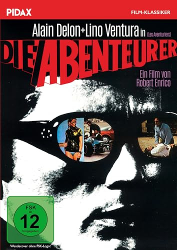 Die Abenteurer (Les Aventuriers) / Meilenstein des französischen Abenteuerkinos mit Alain Delon und Lino Ventura (Pidax Film-Klassiker)