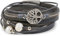 styleBREAKER Wickelarmband mit Perlen, Ketten, Flechtelement und Lebensbaum Anhänger, Magnetverschluss, Armband, Damen 05040070, Farbe:Dunkelgrau