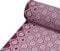 Sovie HORECA Airlaid Tischläufer Mandy in AUBERGINE/LILA – 40 cm x 24 m, 1 Stück – perforiert alle 120 cm – Ornament-Blütendesign – stilvolle Einweg-Tischdekoration
