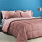 Caleffi 69302 Microfibra Modern Trapunta per Piazza e Mezza Letto, Rosa (9191)