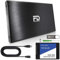 Fantom Drives (Solid State Drive Upgrade Kit - Compatible with PlayStation 4, PS4 Slim, and PS4 Pro, 2TB SSD + 16GB