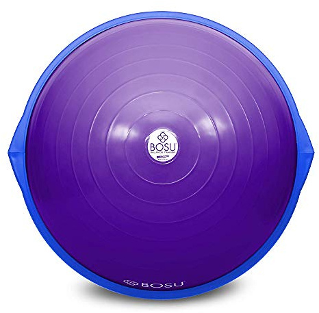 BOSU 72-10850 Home Gym Equipment The Original Balance Trainer 65 Inch Diameter, Purple and Blue