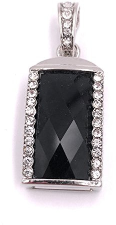 H-Customs Clé USB Pendentif Noir d'USB en Pierre de la Pierre Noire 8Go 16Go 32Go USB 2.0 / 32Go