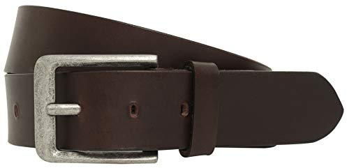 Gusti studio Kara Ledergürtel, Dunkelbraun, 100cm