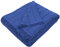 MERCURY TEXTIL- Colcha Multiusos Sofa,Manta Foulard,Plaid para Cama,Cubresofa Cubrecama,jarapas,Comoda Practica y Suave. Poliester Algodón (180 x 260cm, Liso Azul)