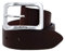 MUSTANG Gürtel Damen Leder Ledergürtel 30 mm Rindleder Damengürtel (Dunkelbraun, 105)