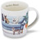 Cooksmart British Designed Barrel Coffee Mug | Ceramic Coffee Mugs For Home or Work | Large Mugs For Hot Drinks | Tea And Coffee Cups - Purfect Home