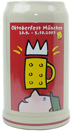 Steinfixx® - Boccale da collezione originale Oktoberfestkrug 2003 I