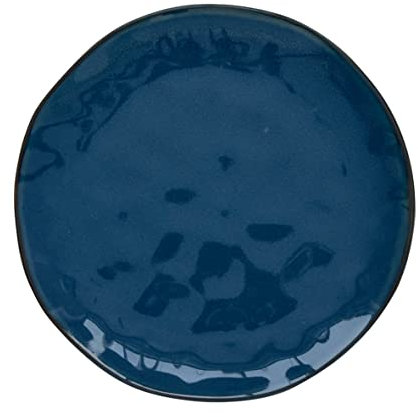 Easy Life Speiseteller, Essteller INTERIORS blue blau D. 26cm aus Porzellan