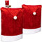 com-four® 2X Premium Stuhlhusse - Weihnachtsdekoration für Stühle - Schonbezüge im weihnachtlichen Design - Sitzmöbel-Überzüge - Stuhlbezug für Weihnachten - Stuhlabdeckung