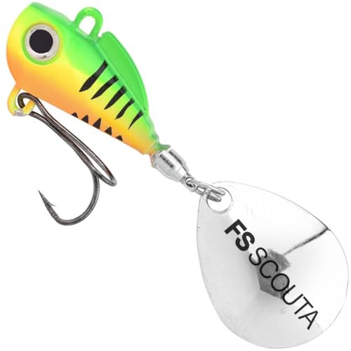 Spro Freestyle Spinnerbait 6g Scouta Jig Spinner, Farbe:Fire Tiger