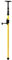 2.8 Meter Laser Telescoping Pole,Quick Support Rod Leveling Telescoping Pole Adjustable Mounting Pole with Storage Bag ABS Aluminum Alloy for Rotary and Line Lasers