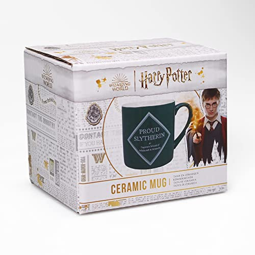 Harry Potter Tazza da 325 ml per adulti, motivo: Serpeverde orgoglioso di Serpeverde