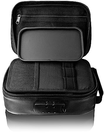 STASHIC Elite geruchssichere Aufbewahrungstasche – abschließbare Tasche – Rollbox – diskrete sichere Aufbewahrung – mit Rollablage und Premium-YKK-Reißverschlüssen/Anti-Verhaken -SH*