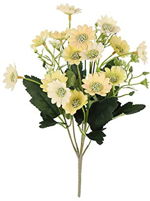 Künstliche Pfingstrosen-Blumen-Simulations-Rosen-Hochzeitssträuße Gefälschte Blumen-Rosen-Blumen-Seidenblumen-handgebundener Blumenstrauß Rosa Christrose Künstlich (B-013, One Size)