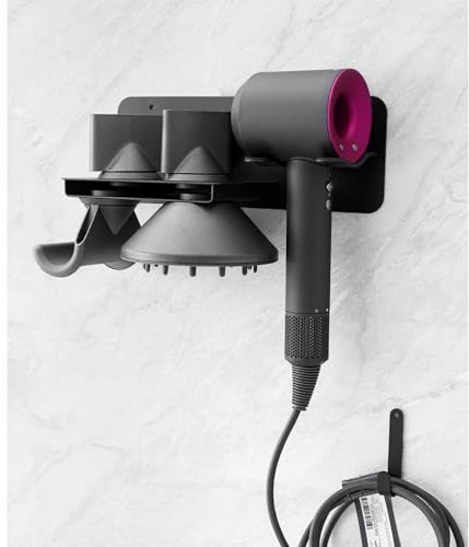 Nekuma Haartrockner-Halter für Dyson Supersonic Haartrockner und Aufsätze, Wandmontage, Badezimmer-Organizer