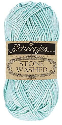 Scheepjes - Scheepjes Stone Washed 813 Amazonite Yarn - 10x50g
