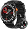 Reloj Inteligente Homem con Llamadas Bluetooth Smartwatch Hombre Militar Impermeable 5ATM con Monitor de Frecuencia Cardíaca de Ppresión Arterial Actividad Fitness Tracker para iOS Android (plateado)