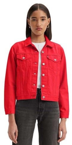 Levi's Femme Original Trucker, Script Red Trucker, M