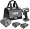 FLEX FX1351-2A 24V Brushless 2.5Ah Hex Impact Driver Kit and 160W Fast Charger
