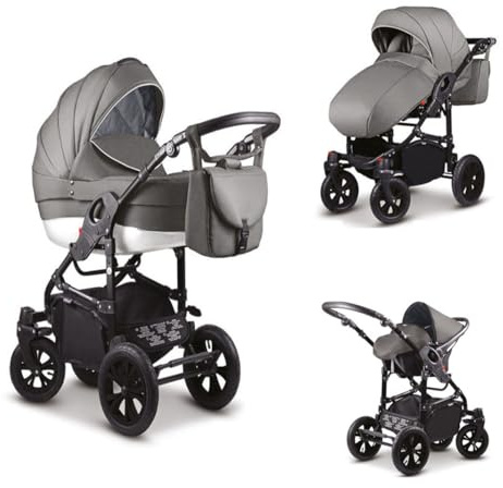 Kinderwagen-Set Craft 4 in 1 inkl. Sportsitz, Autositz und Zubehör - 16 Teile - in 18 Farben