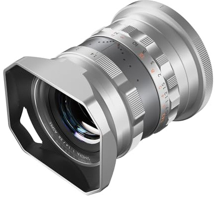 THYPOCH Full-Frame Photography Lens Simera 28mm f1.4 for Nikon Z Mount - Silver