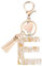 Vorysum Schlüsselanhänger Kinder Schlüssel Buchstabe Anhänger Beige Marmor Harz Mit Anfangsbuchstaben Gold Schlüsselringe Herzförmig Schlüsselanhänger Personalisiert Mädchen Keychain Geschenk （E）