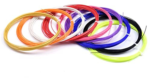 Badminton-Schlägerseil – Badminton-Seilspanner, Schlägerleine | elastische Badminton-Saiten, flexible Schlägersaiten, Ersatzsaiten
