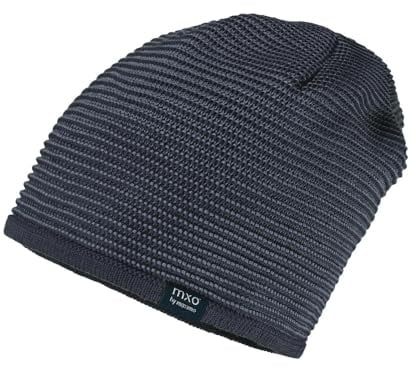 maximo Kids-Beanie Middle Made in Germany 51/-53 Navy/graphitblau