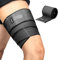 ONTYZZ Bandage du Genou Attelle 1 Pièce Haute Élasticité Compression de la Cuisse Envelopper pour Sport Gymnase Course S'accroupir Entraînement Wrap-Around Soutien aux Veaux Noir/180cm