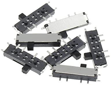 100 pezzi MSK-12C03-07 Interruttore a levetta a 8 pin Micro SMD Interruttore on-off-on 1P2T