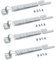 Aspares 4X Universal Integrated Fridge & Freezer Door Mounting Bracket Fixing Slide Kit (Pack Of 4)