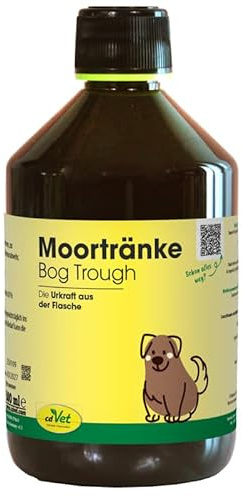 cdVet Moortränke 500 ml | Reines Naturmoor für Hunde und Katzen - organische Substanz aus Urpflanzen