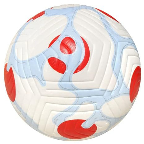 HanQZen Fußball Nr. 5 (2025) – Unisex Jugendball für Training & Freizeit Fußball-Fans | Hochwertiger Straßenball (Blau-Weiß)