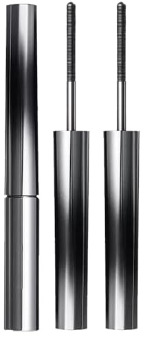 3D Curling Eyelash Iron Mascara,Schwarze Wimperntusche,Schwarze Wimperntusche für Extrem Lange Wimpern,Wimpern Ohne Grenzen,Wasserdicht und Langlebig Mascara mit Metallbürste,Long Lasting