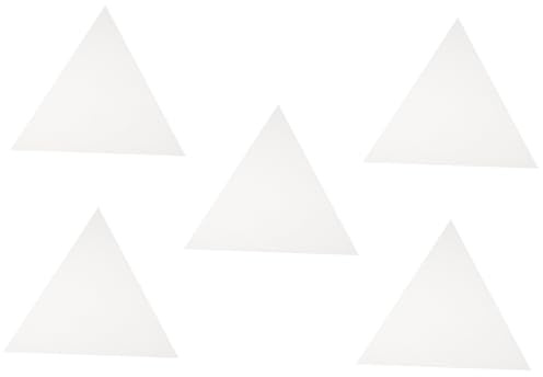 Angoily Leinwandplatten zum Malen Weiße Bretter für Ölfarben | Selbstgemacht Dekoration, Strukturierte Oberfläche, Robuste Verarbeitung, Praktische 5 Stück-packung