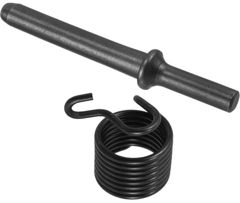 Yardwe Air Hammer Rivet Tool Set Solid and Semi-Hollow Rivet Bits 3-8mm Spring for Metalworking and Advertising Sign Installation