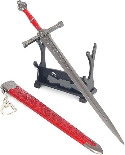 KRXSOBNV Sammlerstücke, Elden Ring Lordsworns Großschwert-Replik – Vollmetall-Ritterschwert (21,1 cm)