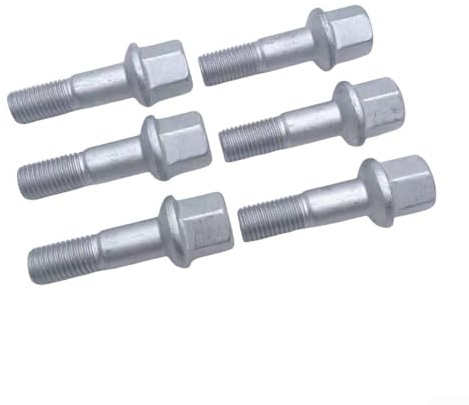 Tornillos de rueda para modelos Mercedes 6 tornillos antirrobo para neumáticos W124 W201 W203 con rendimiento de manejo mejorado