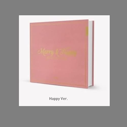Twice -[Merry & Happy]1st Repackage Happy Ver CD+84p Photo Book+3p Photo Cards+1p Post Card+1p Sticker+K-POP SEALED