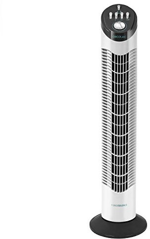 Cecotec Ventilatore a Torre EnergySilence 790 Skyline. 76 cm di Altezza, oscillante, Motore in Rame, 3 velocità, Timer 2 Ore, 50 W.