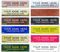 Personalized Office Name Plate | Customize Wall/Door Sign | Name Plate Choose Color (2x 8) 200 x 50 mm