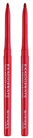 Rimmel Exaggerate Lipliner, Red Diva, 2 Stück