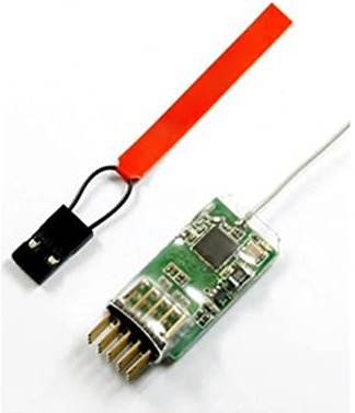 LICHIFIT Micro ricevitore 4100E 2.4G 4 canali 4 canali per trasmettitore JR/SPEKTRUM DSM2 / DSMX