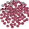 Beadsland 1440 PCS Flat Back Crystal Rhinestones Round Gems for Nail Art and Craft Glue Fix,Rose(SS3(1.3-1.4mm))