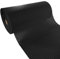 DecoMeister Alfombra de Baño Alfombrilla Antideslizante de PVC Tapete Lavable de Espuma Suave Estera Multifuncional para Suelo Piscina Cocina Pasillo 65x500 cm Patrón Negro