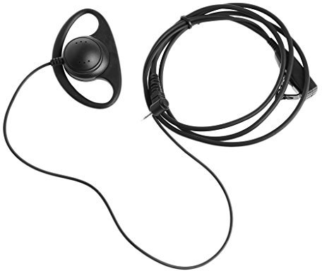 GLASSNOBLE Mic Earbud, Type D Écouteur Casque PTT Mic pour Motorola Talkabout Talkie Walkie 2.5mm 1-Pin